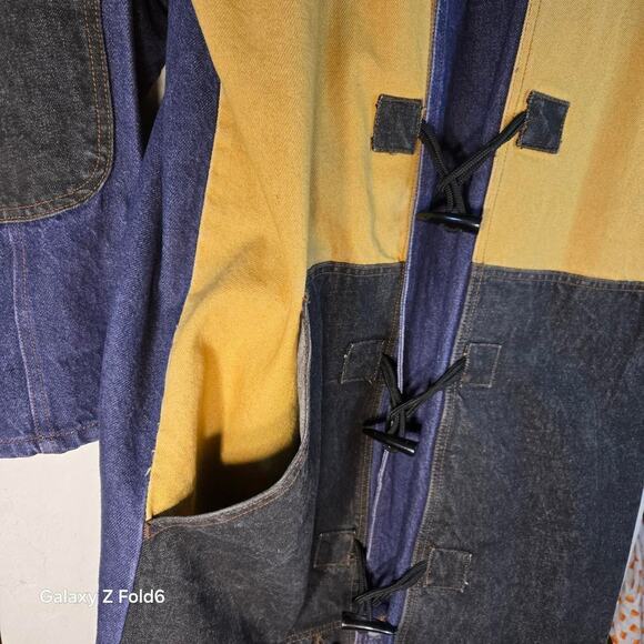 Corniche multi colored denim hooded jacket size XL - Picture 3 of 7